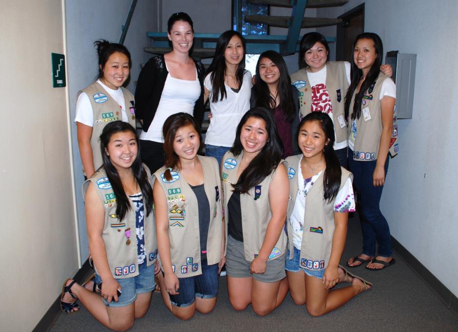 Image of Girl Scouts Give Back