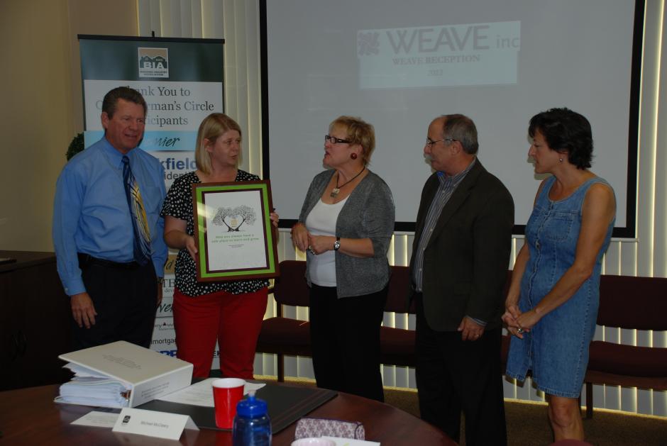 WEAVE Staff and Donors working together