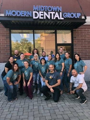 Midtown Modern Dental Group staff group photo